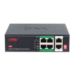 ONV-H1064PLD 10100M 6-Port Smart PoE Switch