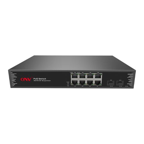 ONV-H5108PFM Gigabit 10-port Easy managed PoE switch
