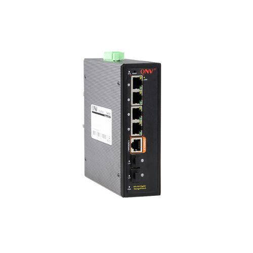 ONV-IPS33006FM Gigabit 6-port L2+ managed industrial Ethernet switch