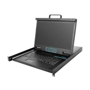 Safenet SN-KC7816S 16-Port TP KVM Switch Over IP with Short Depth Full HD 18.5 Inch Widescreen LCD Panel