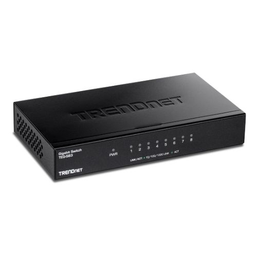 TRENDnet TEG-S83 8-Port Gigabit Desktop Switch
