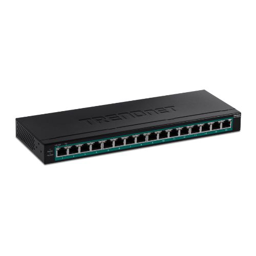 TRENDnet TPE-TG160H 16-Port Gigabit PoE+ Switch