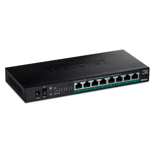TRENDnet TPE-TG380 8-Port Unmanaged 2.5G PoE+ Switch