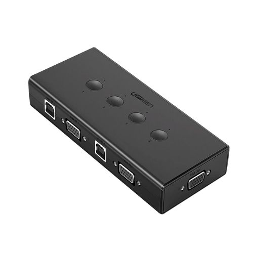 Ugreen CM154 (50280) KVM Black Switch with 3 USB Port