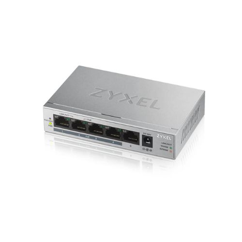 Zyxel GS1005HP 5 Port GbE Unmanaged Gigabit PoE Switch