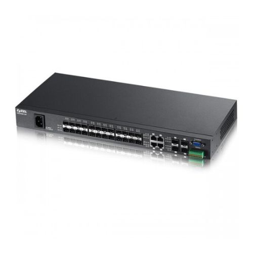 Zyxel MES 3500-24F 24-port FE Fiber L2 Switch with Four GbE Combo Port