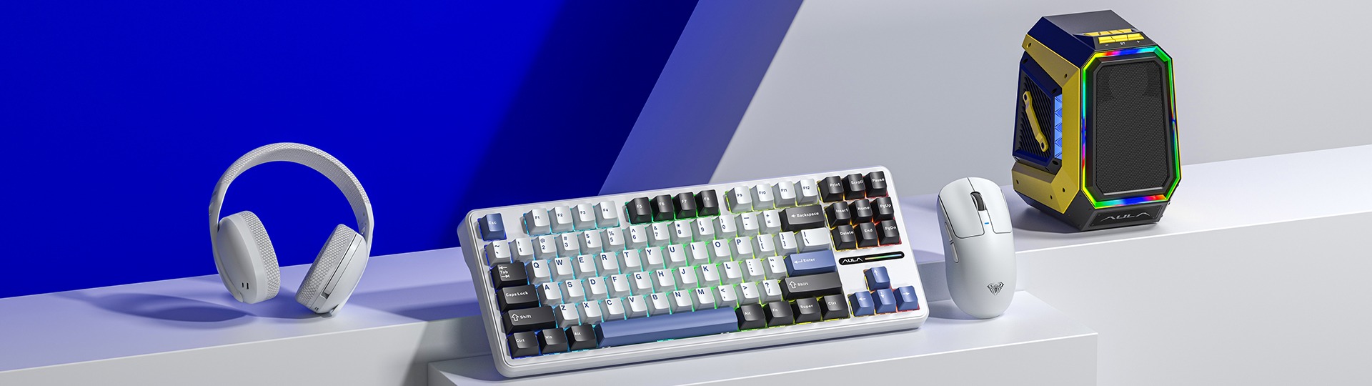 AULA F2058 RGB Blue Switch Mechanical Gaming Keyboard 