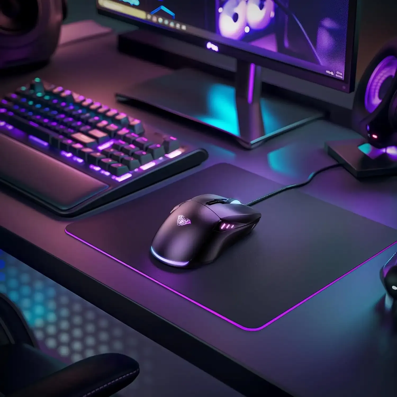 Aula F815 RGB Wired Gaming Mouse