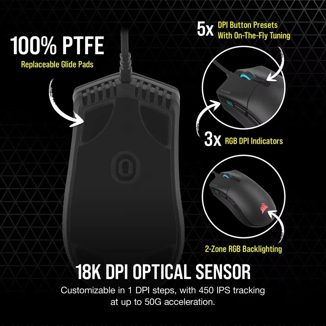 Corsair SABRE RGB PRO CHAMPION SERIES Optical Gaming Mouse
