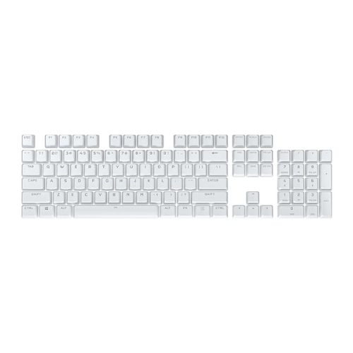 Corsair PBT DOUBLE-SHOT PRO Arctic White Keycaps Mod Kit