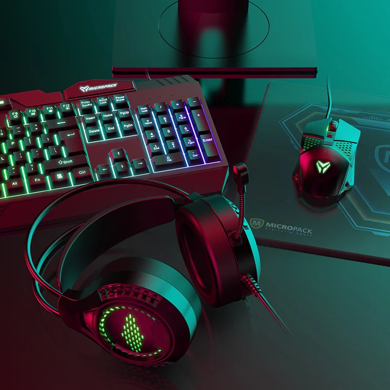 Micropack GK-30 ARES RGB Mechanical Wired Black Gaming Keyboard