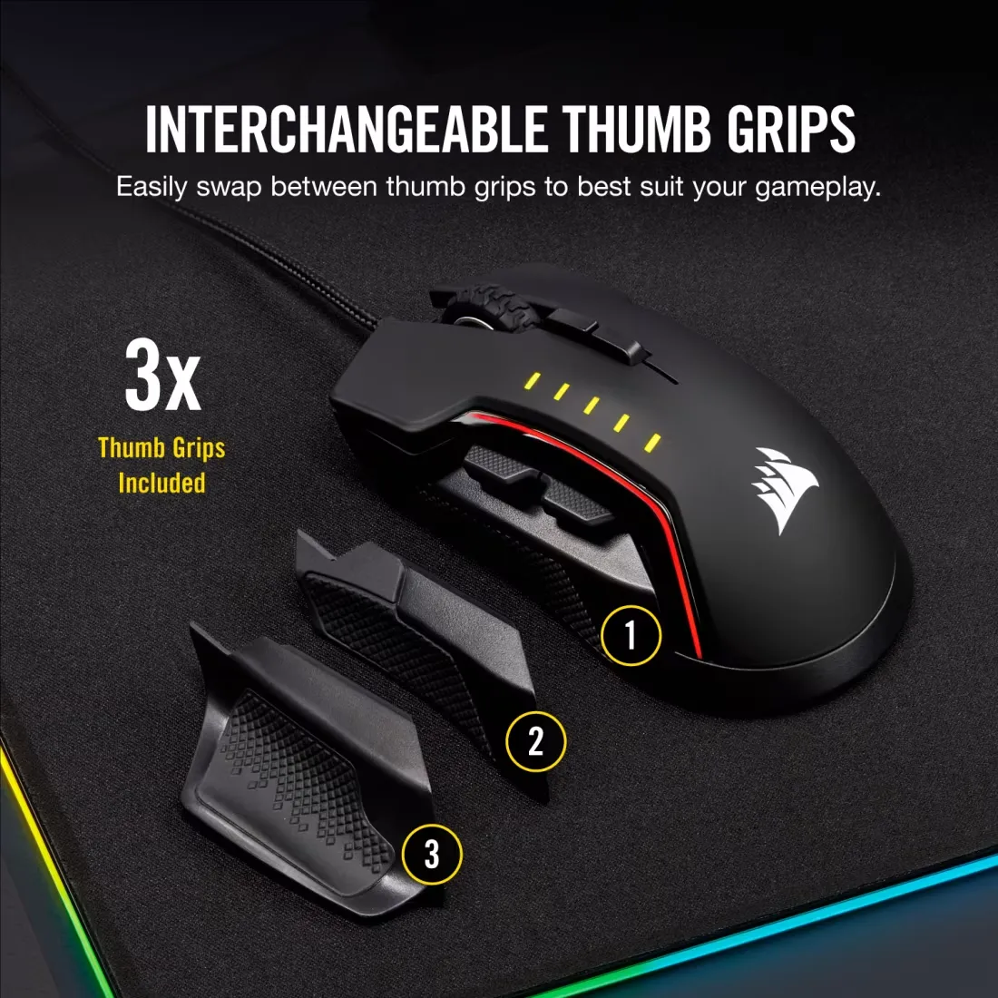 Corsair Glaive RGB Pro Gaming Mouse Black