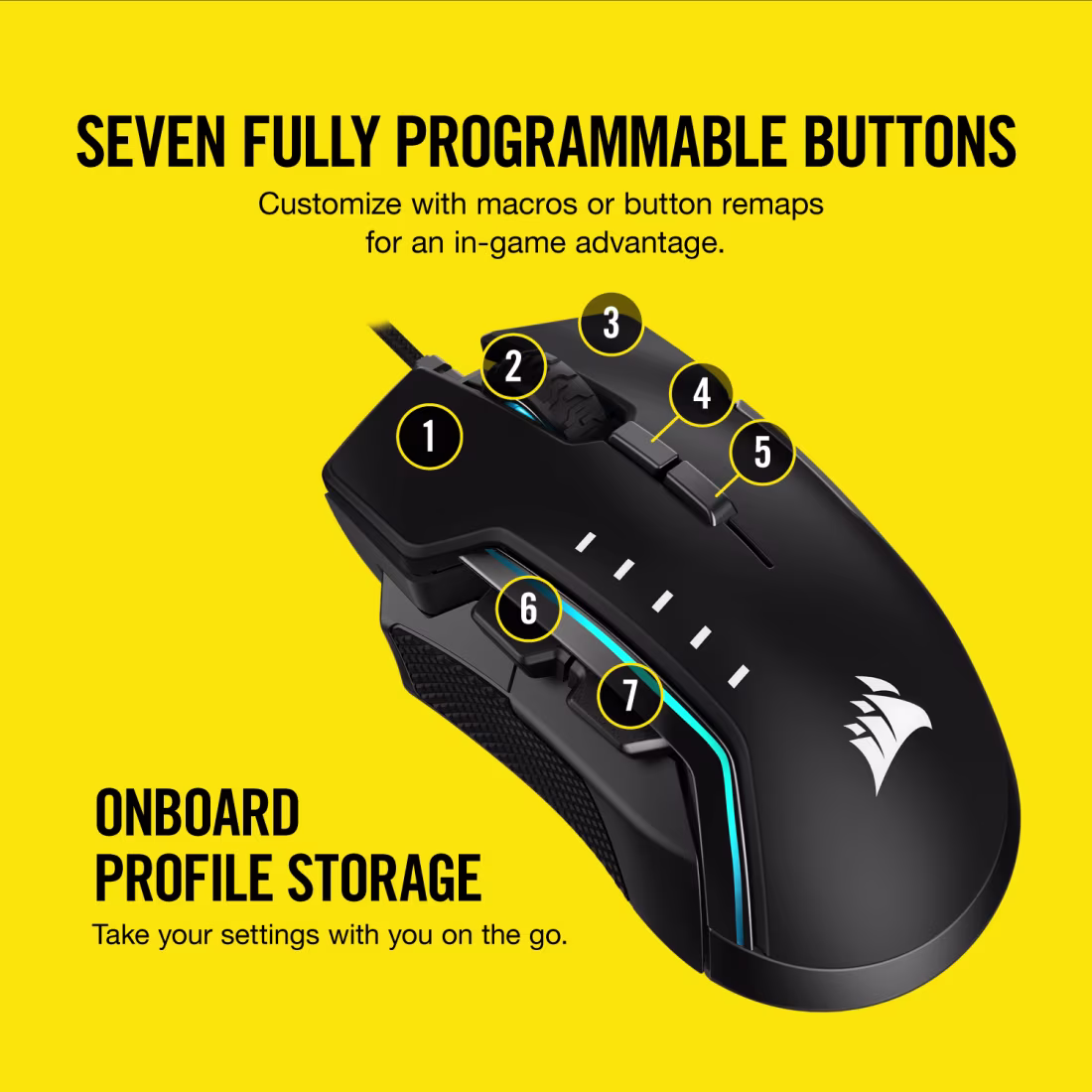 Corsair Glaive RGB Pro Gaming Mouse Black