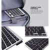 Havit KB220BT Silver-Black Bluetooth Mini Keyboard with Bangla