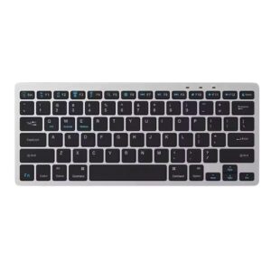Havit KB220BT Silver-Black Bluetooth Mini Keyboard with Bangla
