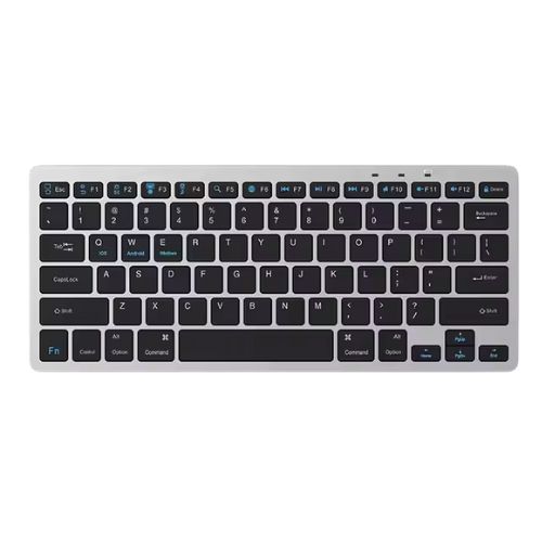 Havit KB220BT Silver-Black Bluetooth Mini Keyboard with Bangla