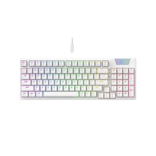 Havit KB885L Gamenote USB to Type-C Multi-Function RGB Backlit Mechanical Keyboard