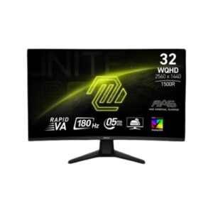 MSI MAG 32CQ6F 31.5-inch 180Hz VA WQHD Curved Gaming Monitor