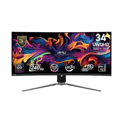 MSI MPG 341CQPX QD-OLED 34-inch Curved Gaming Monitor