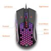 Meetion MT-GM015 Lightweight Honeycomb RGB Backlit Gaming Mouse