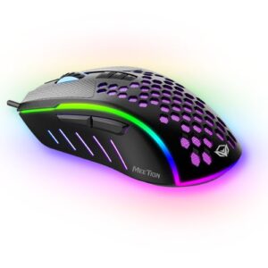Meetion MT-GM015 Lightweight Honeycomb RGB Backlit Gaming Mouse
