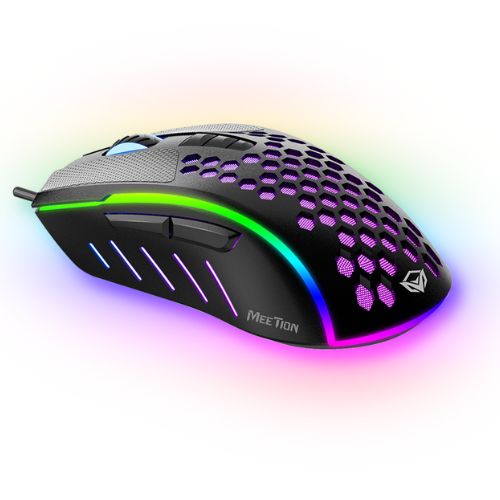 Meetion MT-GM015 Lightweight Honeycomb RGB Backlit Gaming Mouse