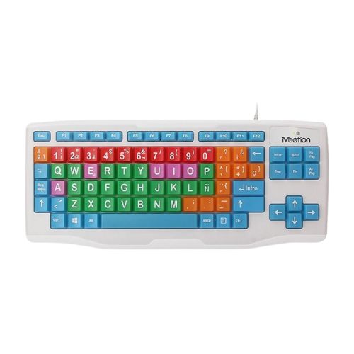 Meetion MT-K800 Colored Big Keys Kids Keyboard