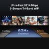 TP-Link Archer BE550 BE9300 Tri-Band WiFi 7 Router - Image 4