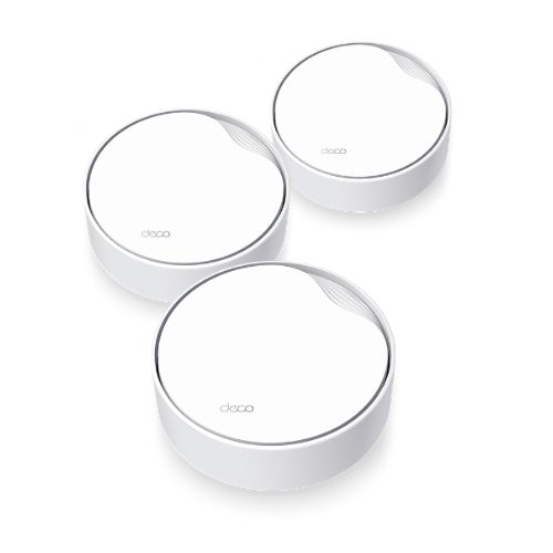 TP-Link Deco X50-PoE AX3000 3-Pack 3000Mbps Gigabit Dual-Band WiFi 6 Home Mesh System Router