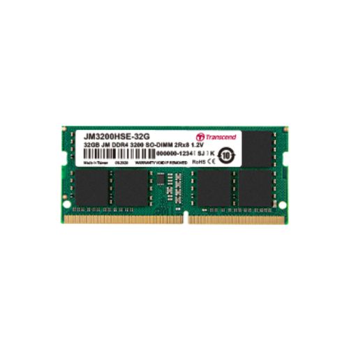 Transcend JetRAM 8GB DDR4 3200Mhz SO-DIMM Laptop RAM
