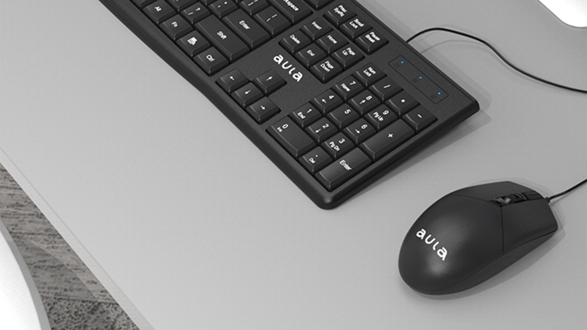 Aula AM104 Wired Black Mouse