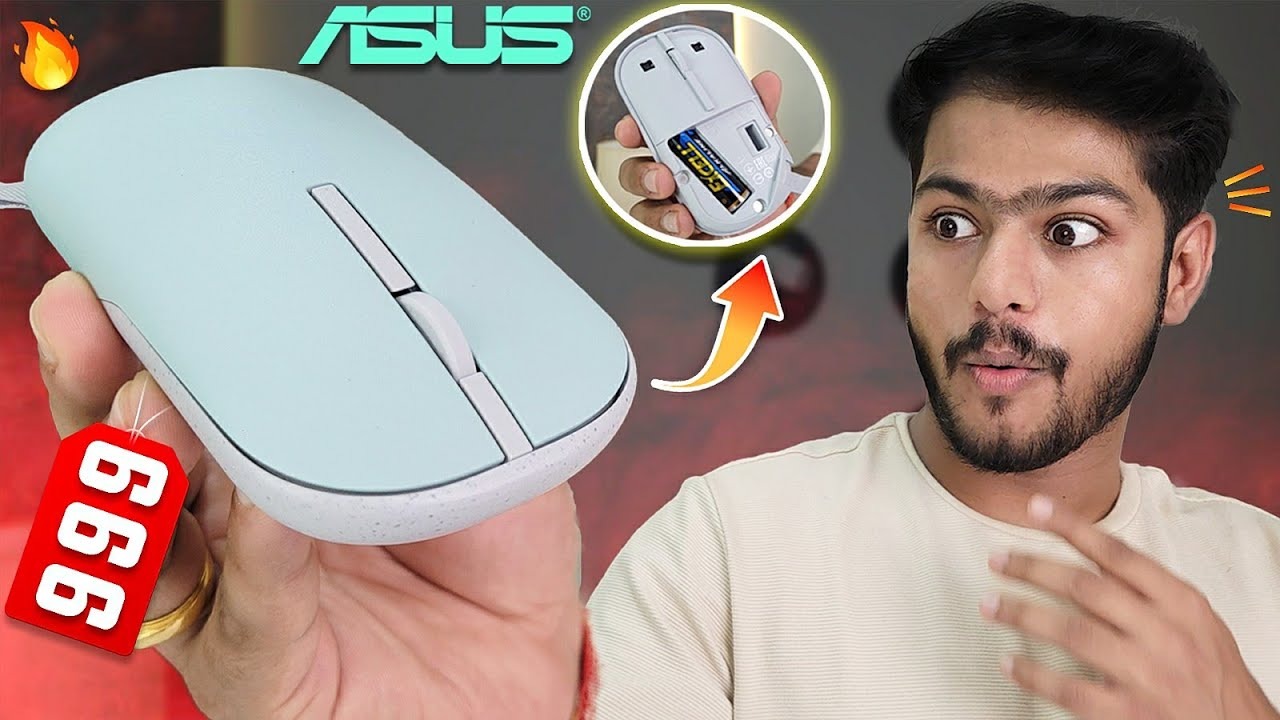 Asus Marshmallow MD100 Silent Wireless Optical Mouse
