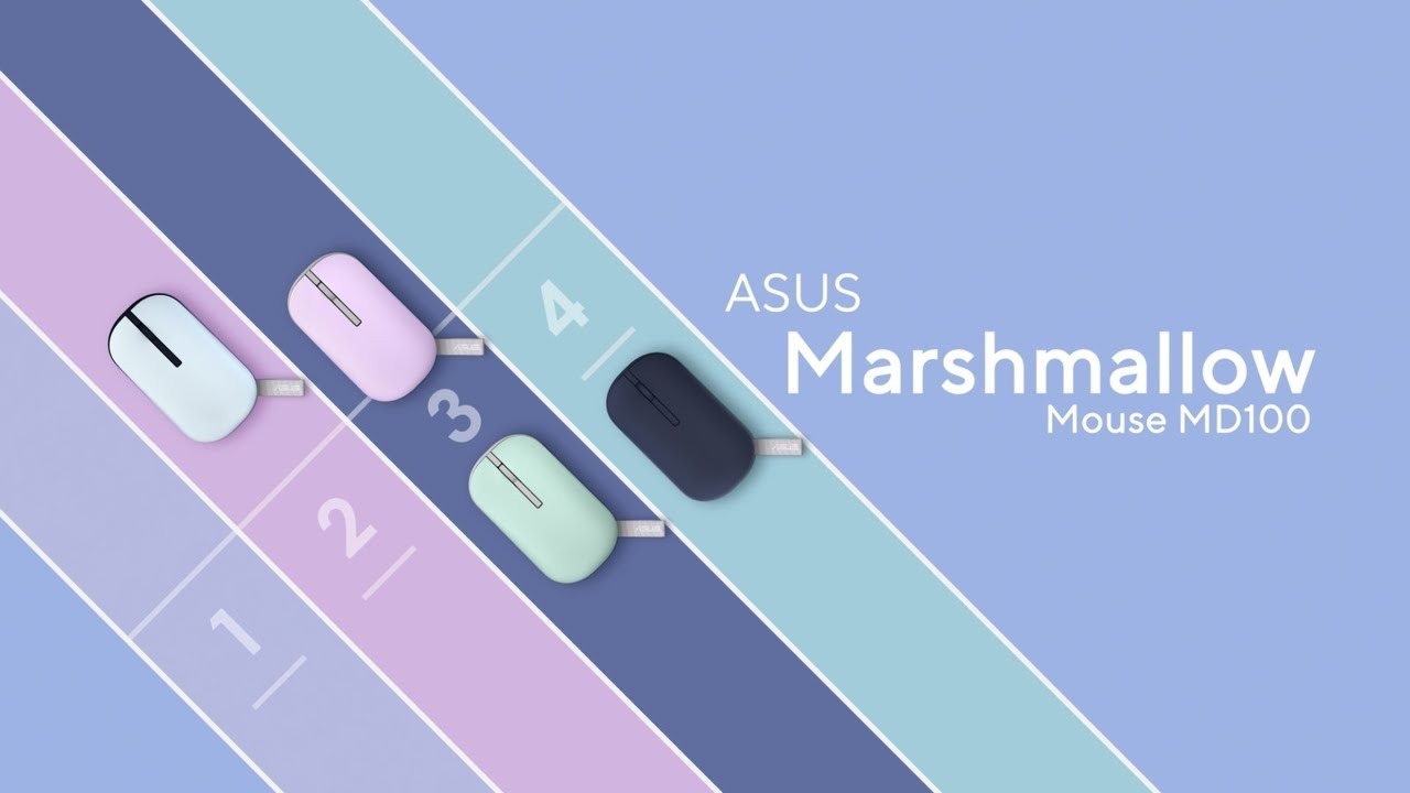 Asus Marshmallow MD100 Silent Wireless Optical Mouse