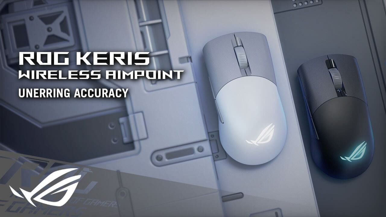 Asus ROG Keris Wireless AimPoint RGB Gaming Mouse