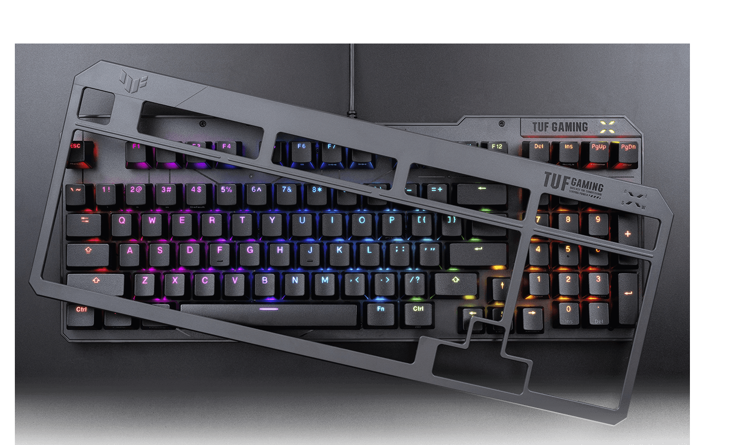 Asus RA07 TUF K3 Gen II ABS Doubleshot IP57 Red Switch Wired Gaming Keyboard
