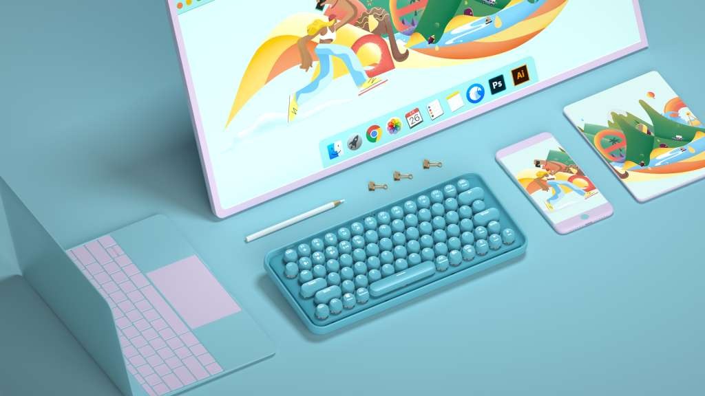 Rapoo Ralemo Pre 5 Multi-mode Wireless Mechanical Keyboard