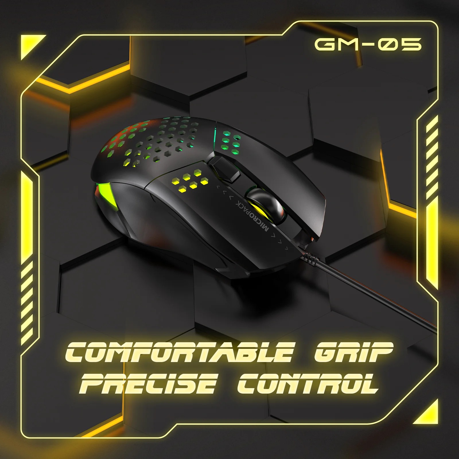 Micropack GM-05 Apollo Wired Black Gaming Mouse