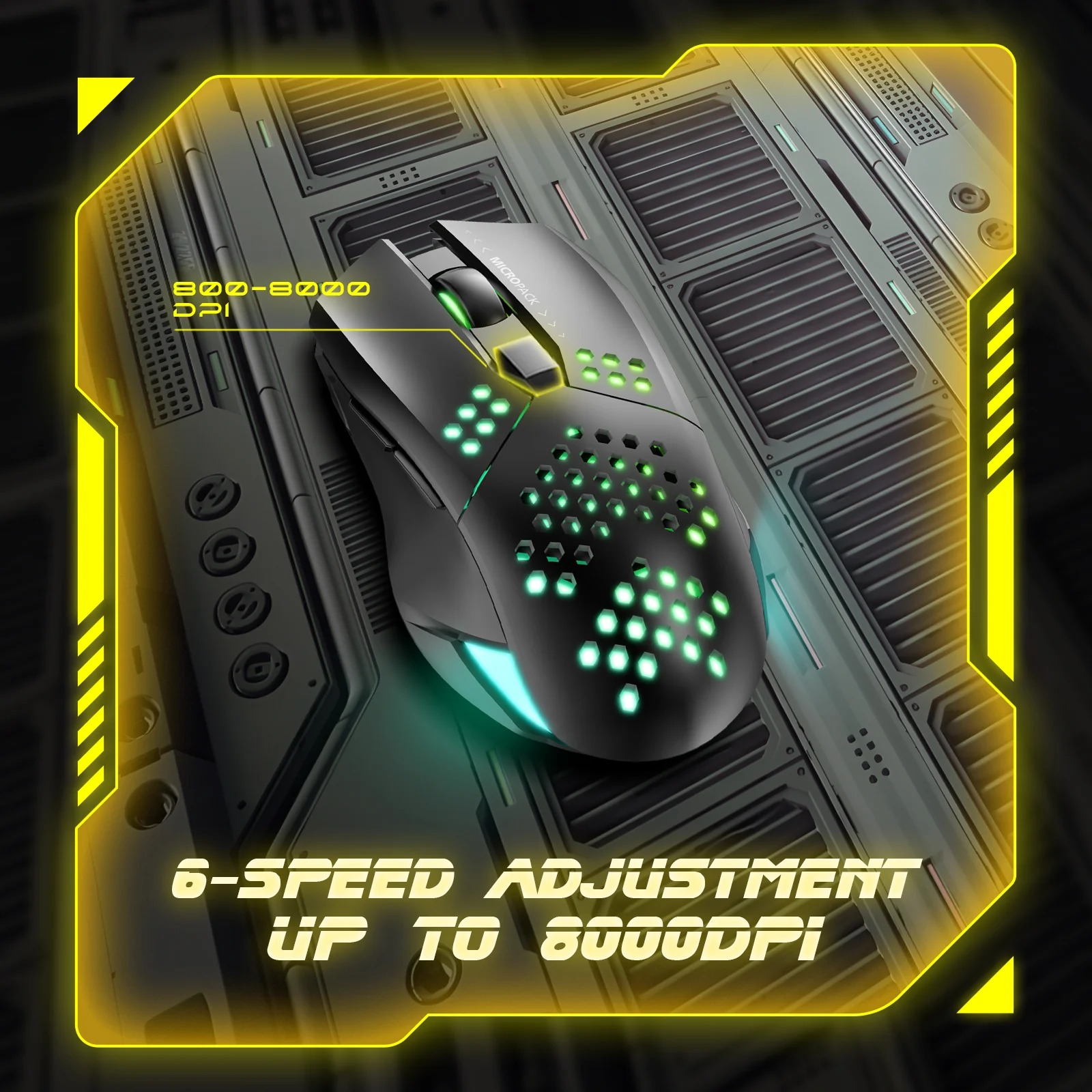 Micropack GM-05 Apollo Wired Black Gaming Mouse