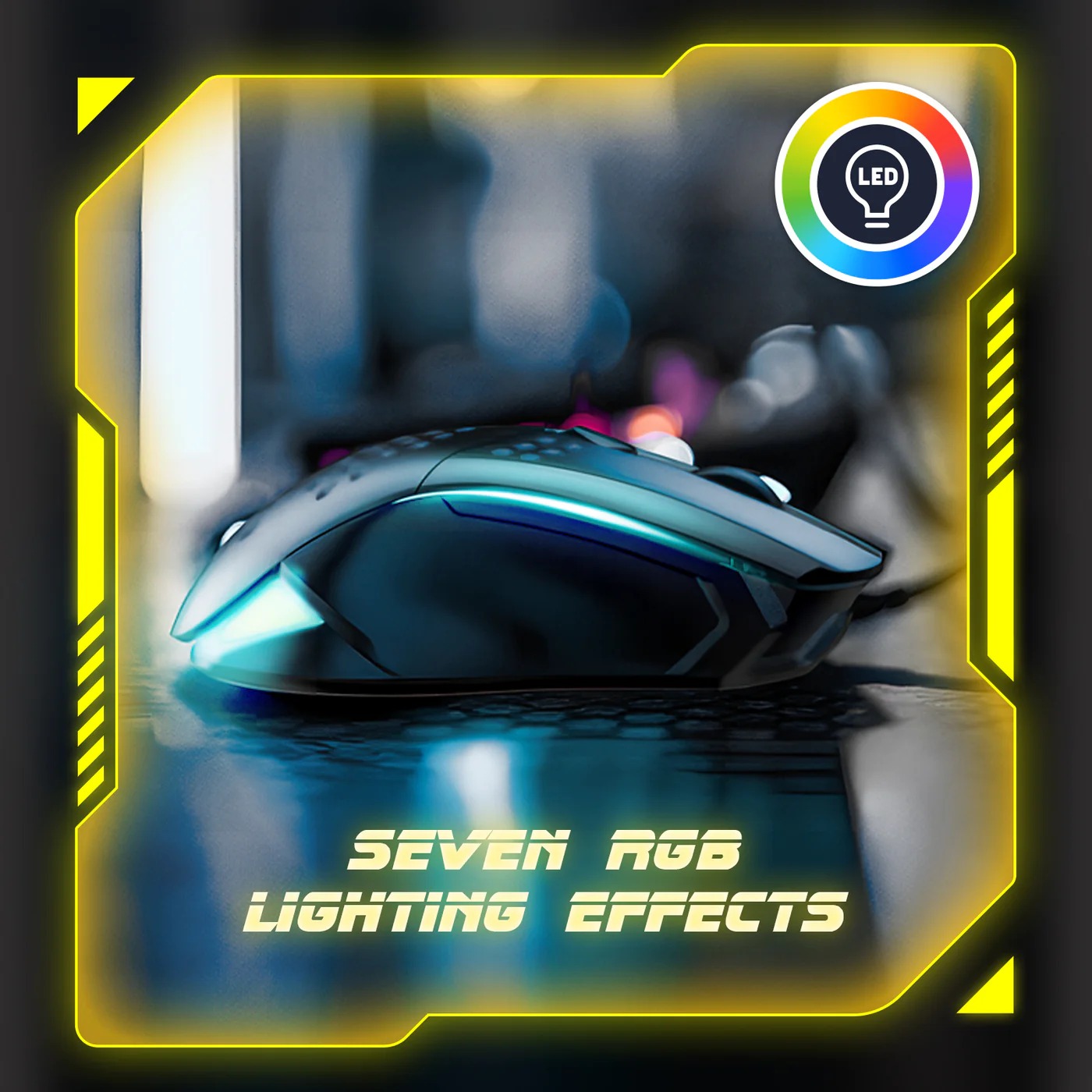 Micropack GM-05 Apollo Wired Black Gaming Mouse