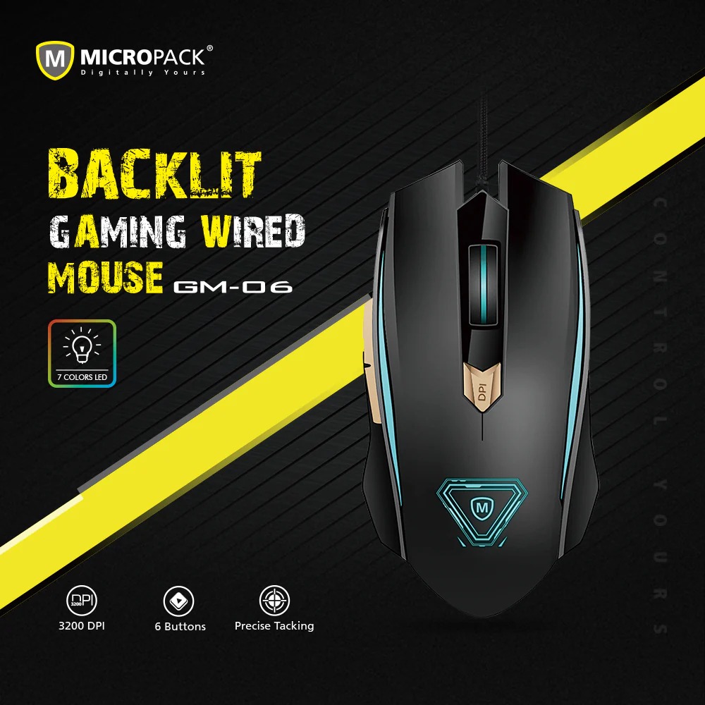 Micropack GM-06 Black Gaming Mouse
