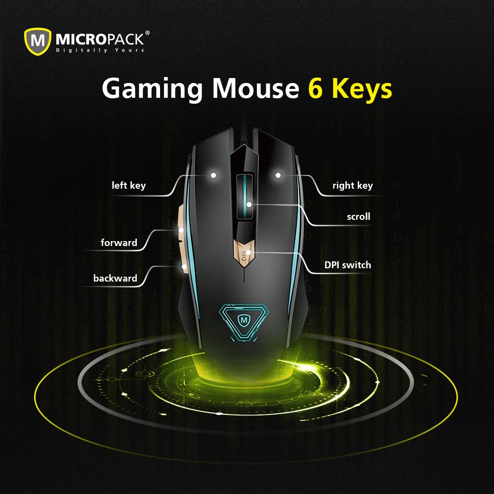 Micropack GM-06 Black Gaming Mouse