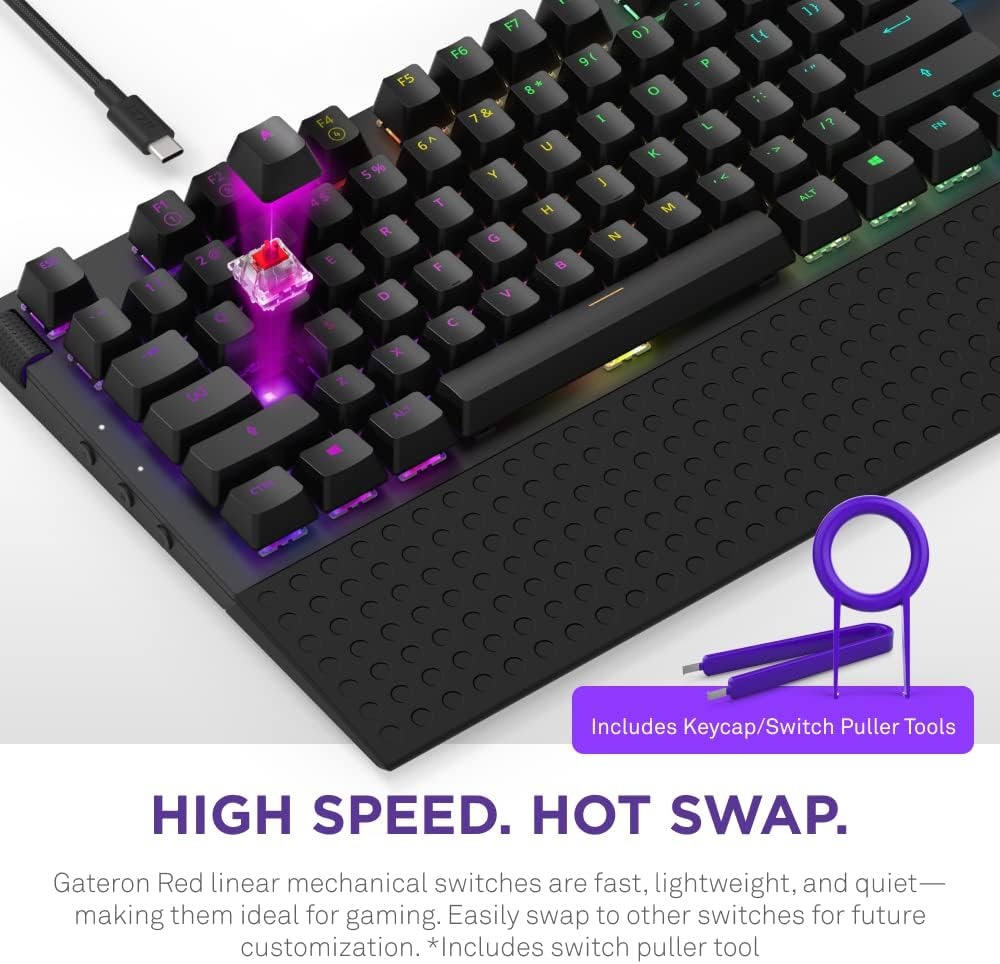 NZXT Function RGB Black Wired Mechanical Gaming Keyboard