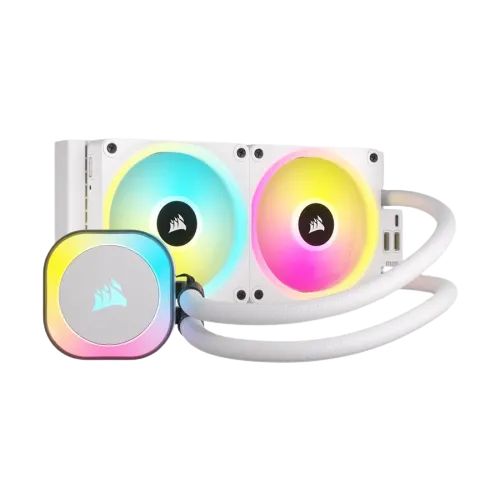 Corsair iCUE LINK H100i RGB 240mm ALL-IN-ONE Liquid CPU Cooler (White)