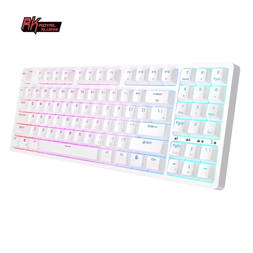 Royal Kludge RK92 Tri Mode RGB Hot Swappable Mechanical Gaming Keyboard
