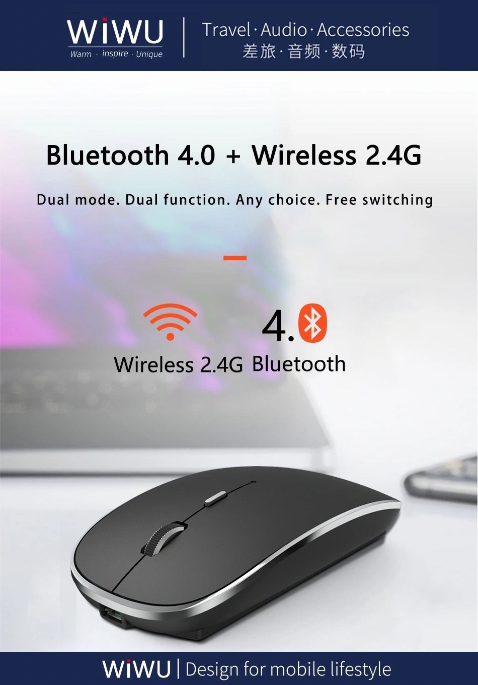 Wiwu Wimice WM110 Dual Mode Wireless Mouse