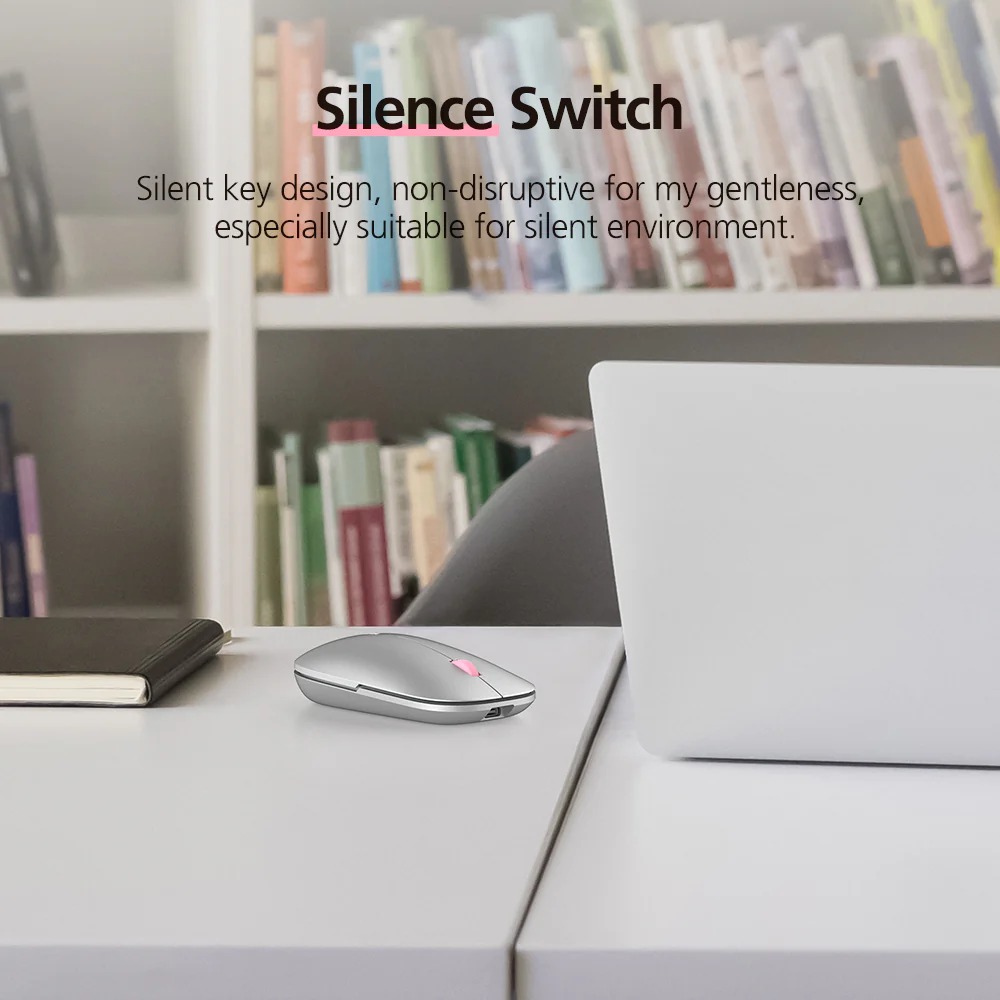 Micropack ML-203W Grey Dual Mode Silent Slim Mouse