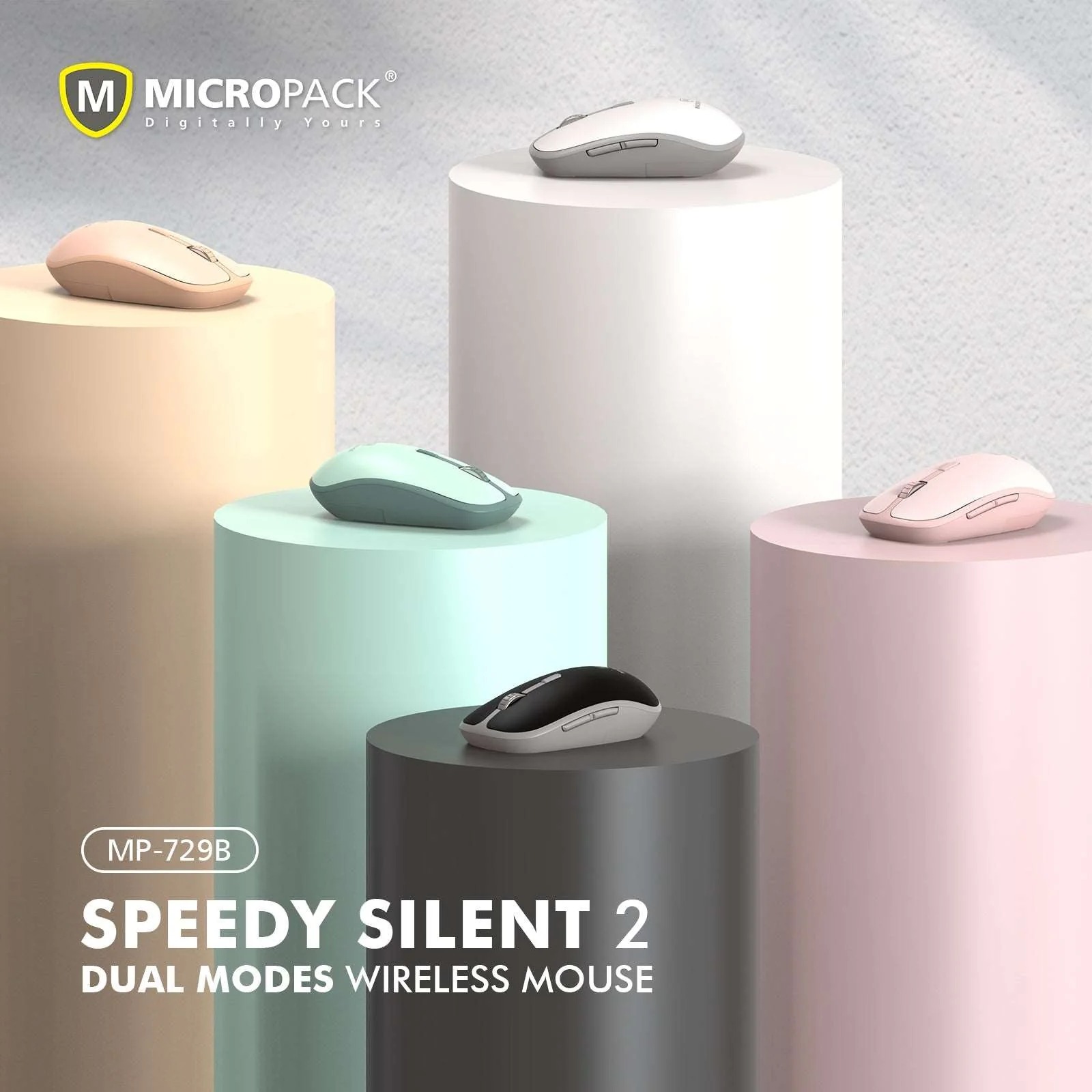 Micropack MP-729B Dual Mode Wireless Silent Mouse