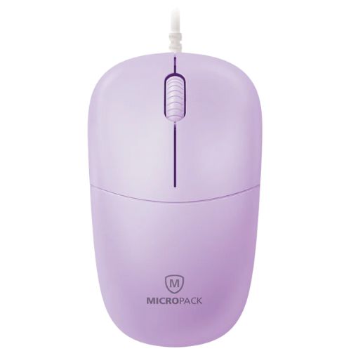 Micropack M-105 Silent Purple Wired Optical Mouse