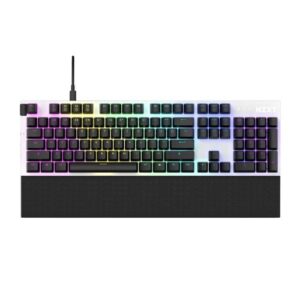 NZXT Function RGB White Wired Mechanical Gaming Keyboard