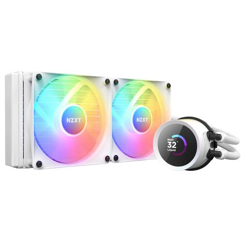 NZXT Kraken 240 RGB 240mm AIO Liquid CPU Cooler white